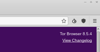 Tor Browser icone, la seconda da sinistra quella per selezionare il livello di protezione, quando lo scudo è tutto scuro, la protezione è al massimo.